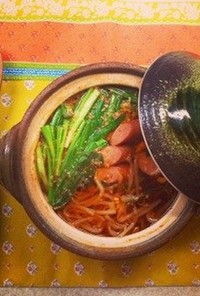 ぽっかぽかキムチスープ〜5分で食卓へ！〜