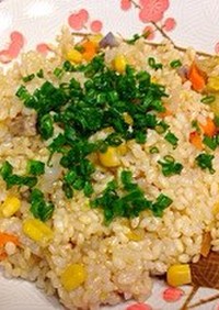 マクロビ 野菜たっぷり玄米ピラフ