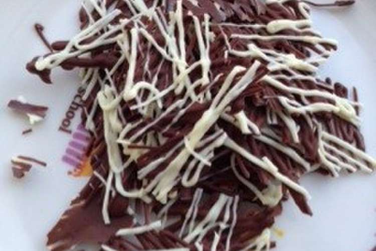 飾り用チョコ 紗々風 レシピ 作り方 By そうでんでんむし クックパッド 簡単おいしいみんなのレシピが360万品