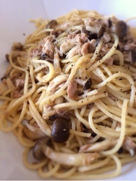 簡単♪ ツナとしめじの和風パスタ