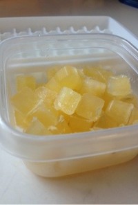 柚子＆檸檬果汁の保存方法♪