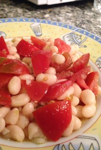 白インゲン豆とトマトのサッパリ☆サラダ