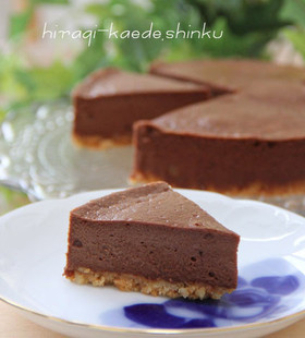 簡単!濃厚*チョコレートNYチーズケーキ