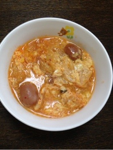 中華風☆ピリ辛春雨スープの写真
