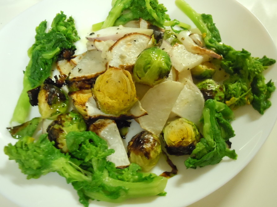 ロースト芽キャベツのレシピ