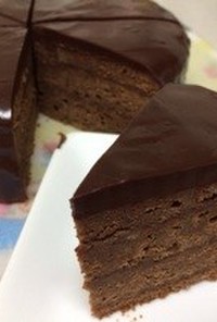 ザッハトルテ 〜板チョコとアンズジャム〜