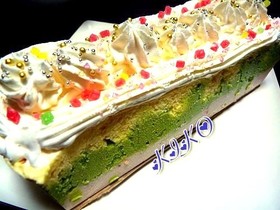 市販のアイスで簡単お手軽♪アイスケーキ☆