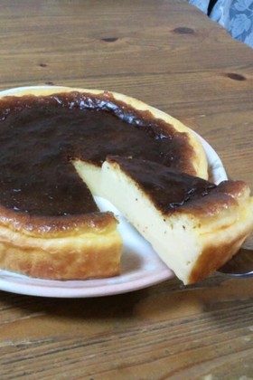 卵たっぷりプリン味!?☆簡単チーズケーキ