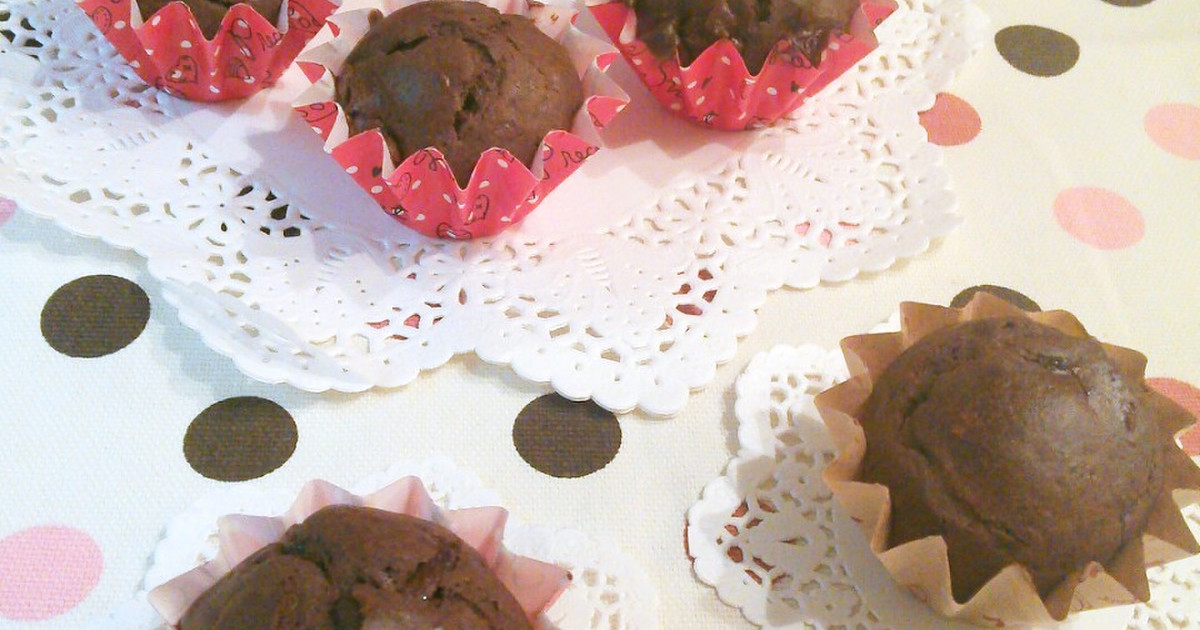 バレンタインに 簡単チョコカップケーキ レシピ 作り方 By オレンジリング クックパッド 簡単おいしいみんなのレシピが374万品