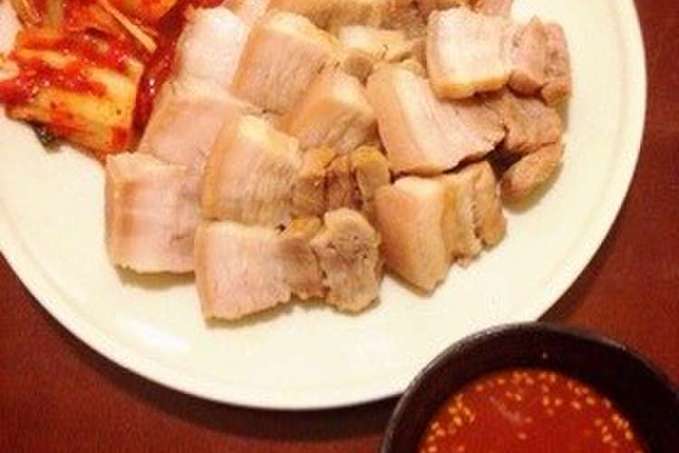 簡単 韓国 蒸し豚 酢味噌 チョジャン レシピ 作り方 By Ujastyle クックパッド 簡単おいしいみんなのレシピが360万品