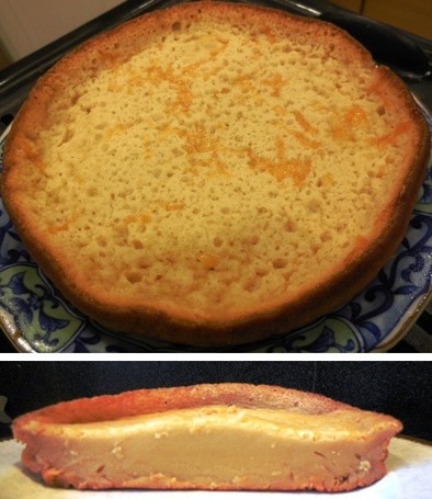 炊飯器で作る ～ 蜂蜜チーズ風味ケーキの写真