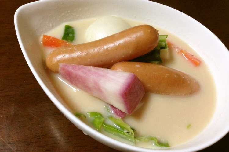 おかず 豆乳スープ レシピ 作り方 By のんきのこ クックパッド 簡単おいしいみんなのレシピが377万品