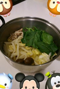 鍋一つで栄養満点◇常夜鍋風うどんすき