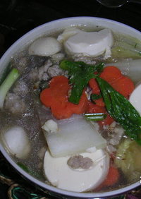 タイ風豆腐のスープ