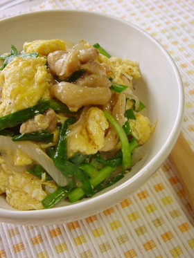 中華風親子丼。