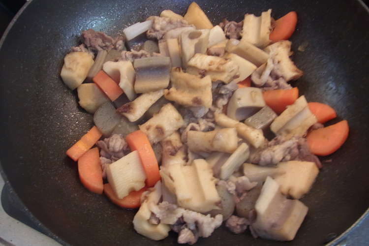 うちの夕飯 豚肉筑前煮風 レシピ 作り方 By きりん ママ クックパッド 簡単おいしいみんなのレシピが366万品