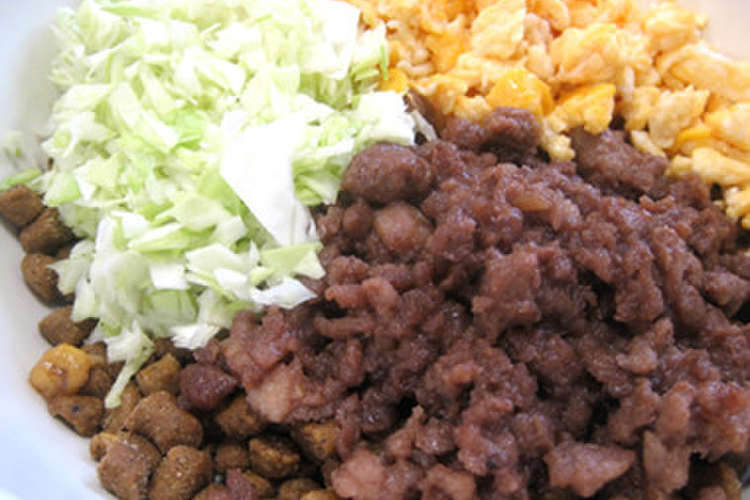 犬用 馬肉のそぼろ丼 レシピ 作り方 By チョッパー512 クックパッド 簡単おいしいみんなのレシピが352万品