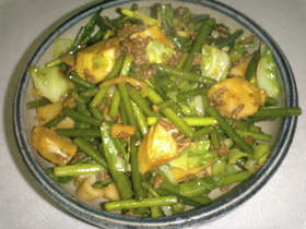 春野菜の中華味噌いため