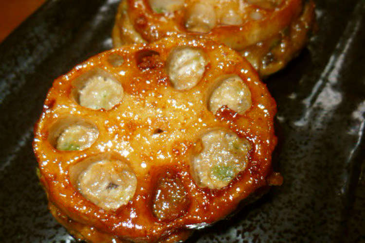 お弁当にも つくね風豚ひき肉の蓮根のせ レシピ 作り方 By Yakopuyo クックパッド