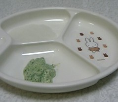 小松菜の豆腐煮（離乳食初期）の画像