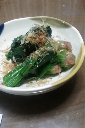 レンジで簡単 ほうれん草のおひたし