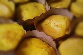 楽々♪ かぼちゃのカップケーキ