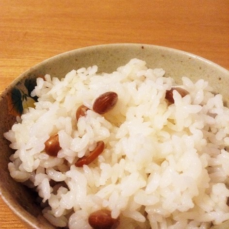 福豆の炊き込みご飯