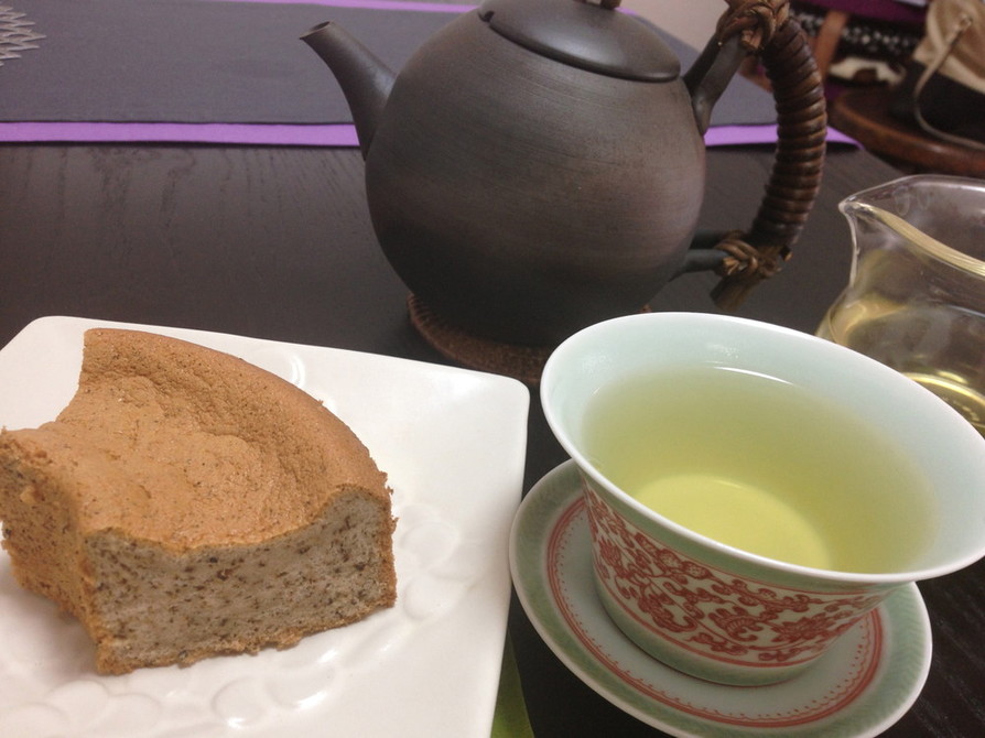 東方美人茶（中国茶）のシフォンケーキの画像