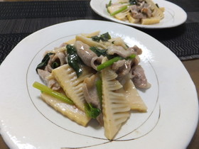 とろ~り!筍と豚肉中華風