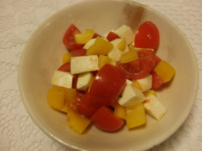 簡単☆美味しい！きれいなトマトサラダの写真