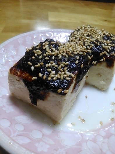 レンジで簡単☆焼き豆腐の田楽の写真