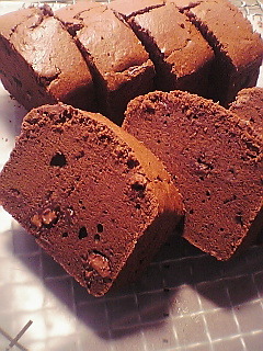 チョコレートパウンドケーキの画像