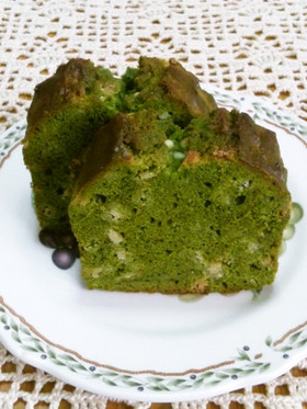 ホワイトチョコ入り抹茶パウンドケーキ♪ by 花音春 【クック ...