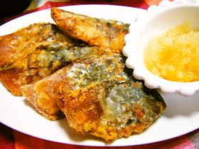 おろしポン酢de鯖の竜田揚げ