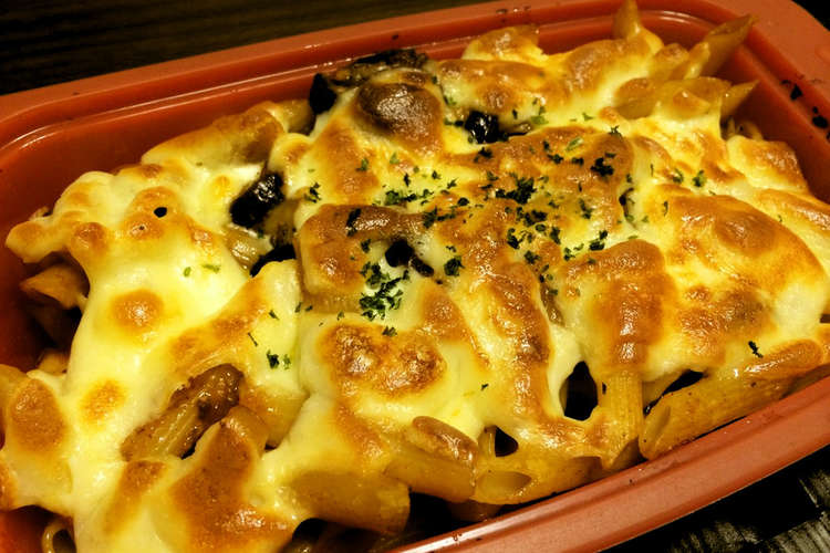 簡単お洒落 ナスとペンネのミートグラタン レシピ 作り方 By Hiro2690 クックパッド