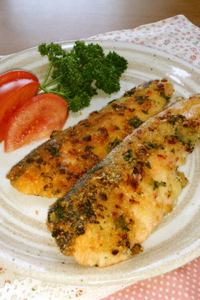 鮭の変わりパン粉焼き&フライ