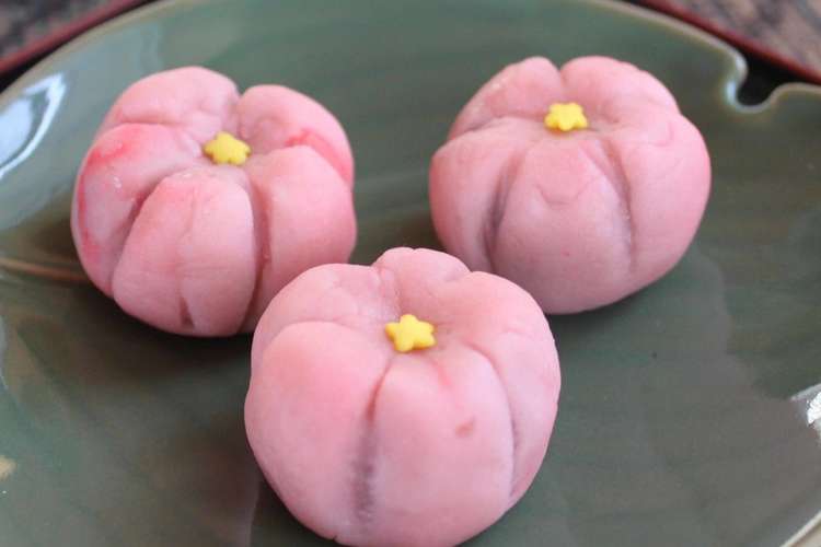 簡単 ひな祭りの練りきり 桃の花 レシピ 作り方 By ごん太はな クックパッド 簡単おいしいみんなのレシピが378万品