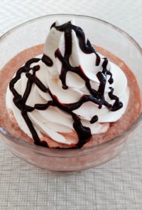 スタバ風チョコレートクリームフラペチーノ