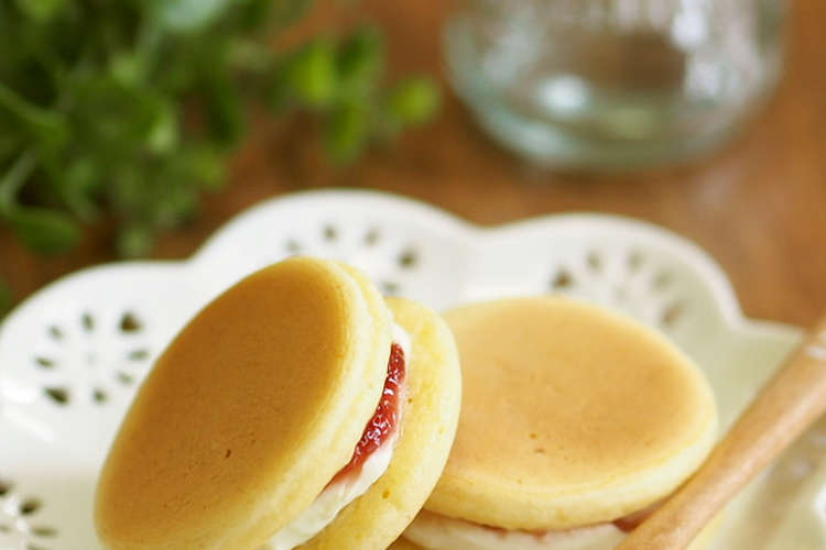 いちごチーズクリーム ミニどら焼き レシピ 作り方 By ひぃ クックパッド 簡単おいしいみんなのレシピが350万品