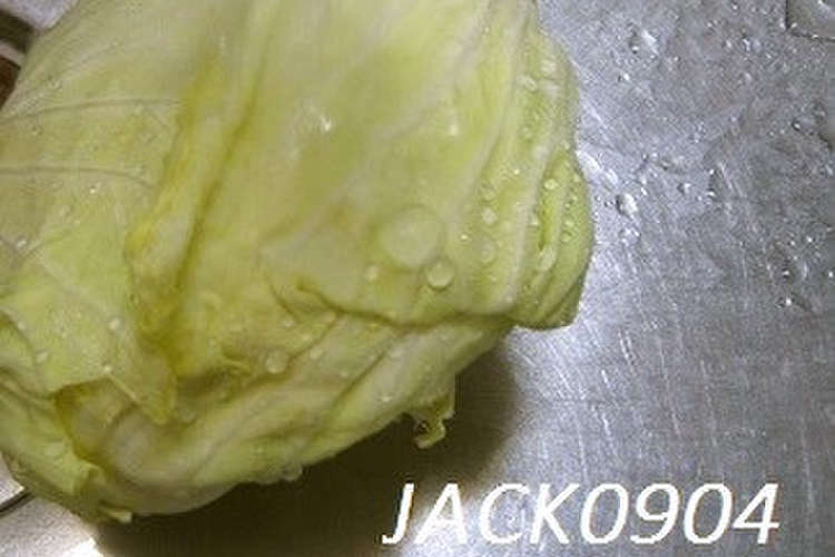 キャベツの葉をきれいに剥がす方法 レシピ 作り方 By Jack0904 クックパッド