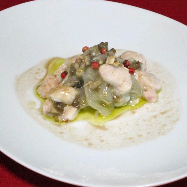 ふぐと白子 トリュフとバルサミコの風味 レシピ 作り方 By Hidering クックパッド 簡単おいしいみんなのレシピが378万品