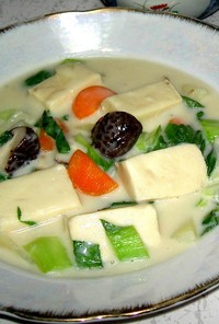 高野豆腐のクリームシチュー