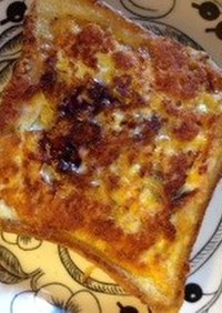 ブルーベリー＆チーズ＆卵ホットサンド