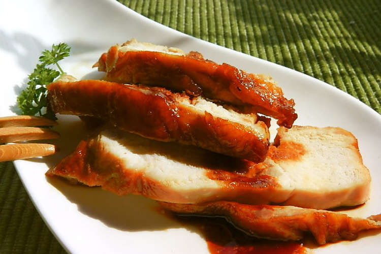 ローリエ香る 鶏ムネ照り焼き レシピ 作り方 By はーたんのおっかさん クックパッド