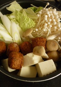 肉団子＆野菜＆茸の具だくさん簡単スープ