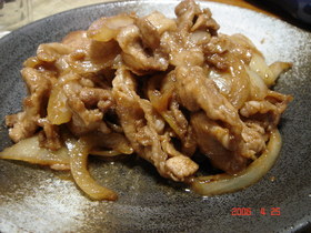 定食屋さんの 生姜焼き☆