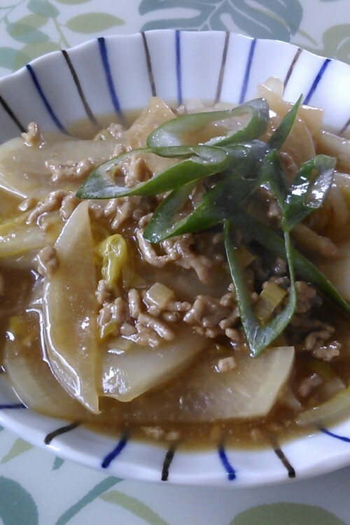 白菜と大根の中華煮の画像