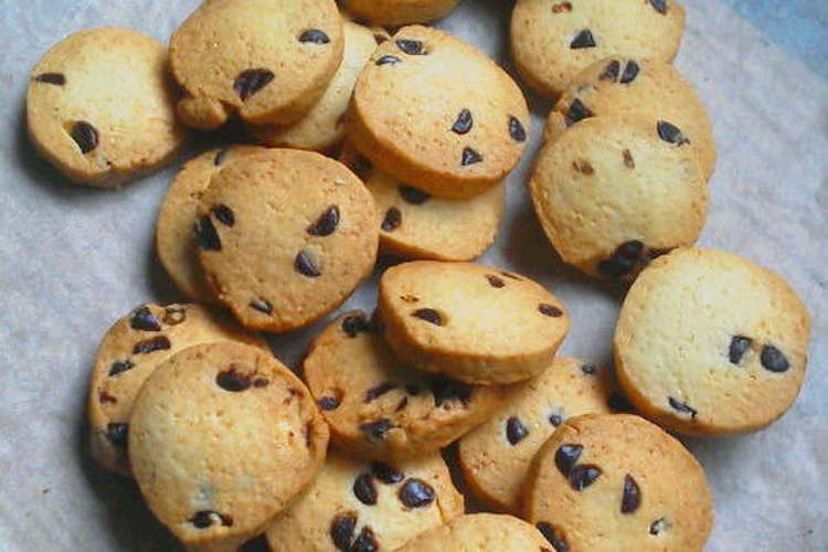 卵不使用 さくさくチョコチップクッキー レシピ 作り方 By コースケ Com クックパッド 簡単おいしいみんなのレシピが352万品