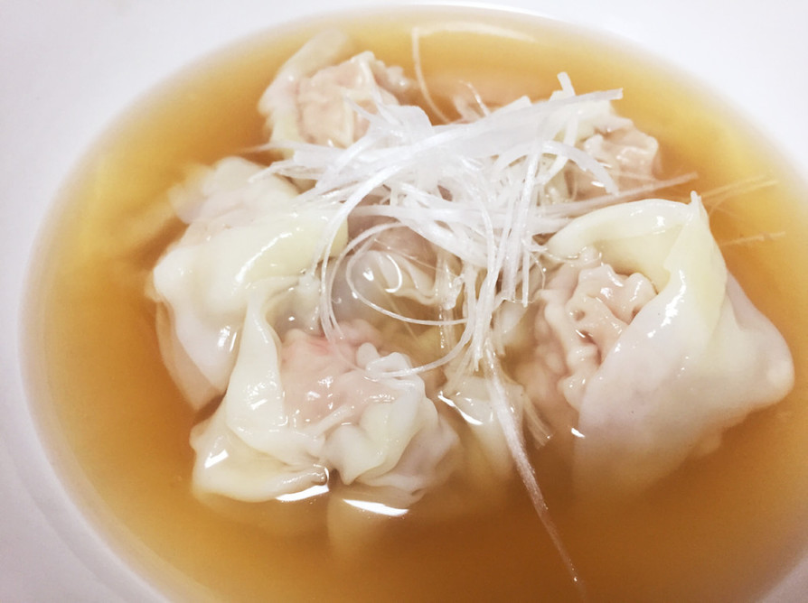 中華街の味！海老ワンタンスープの画像