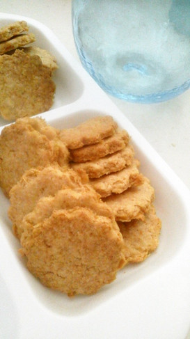 材料4つ★生おからの簡単きな粉クッキー